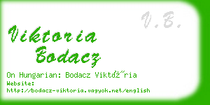 viktoria bodacz business card